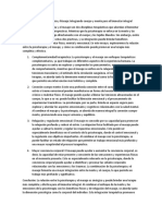 La Relación Entre Psicoterapia y Masaje