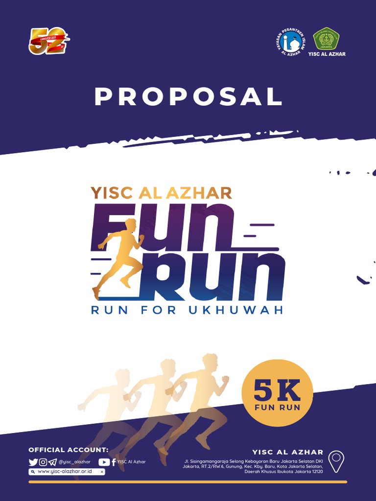 Proposal Fun Run YISC Al Azhar 2023 | PDF