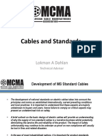 Cables and Standards - Lokman Dahlan