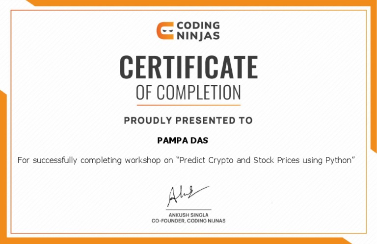 Python Workshop Completion | PDF