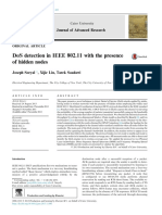 DoS Detection in IEEE 802 11 With The Presence of - 2014 - Journal of Advanced R