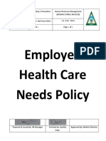 9. 07 Employee Health Care Need Policy (1)