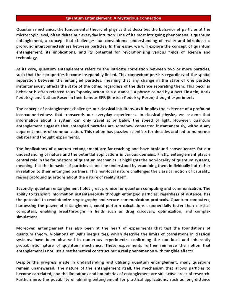 QUANTUM ENTANGLEMENT LOVE THEORY PDF visual data 3