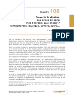 Prevenir La Douleur Des Prises de Sang Chez L Enfant Que Choisir - Iontophorese Musique Synera Sucre