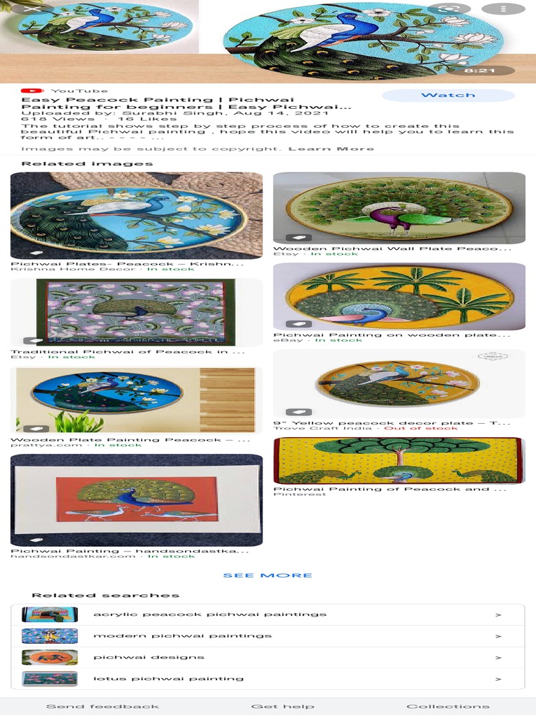 Beginner Easy Pichwai Painting - Google Search | PDF