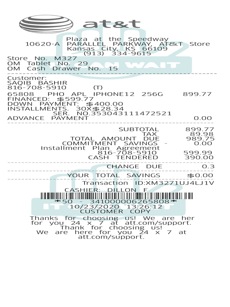 AT&T 2020 Iphone 12 Ref | PDF