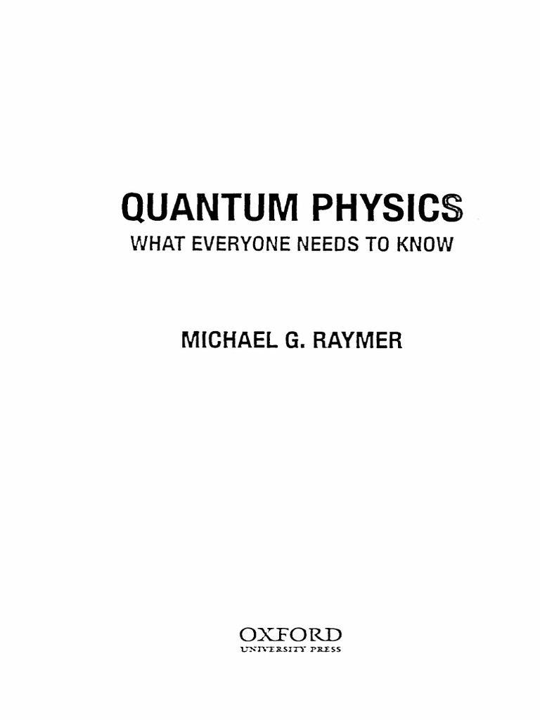 Quantum Physics for Everyone | PDF | Quantum Mechanics | Quantum ...