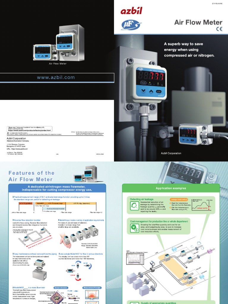 N2 Azbil Flowmeter Wiring PDF