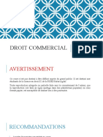 Cours Droit Commercial Diapo 2022