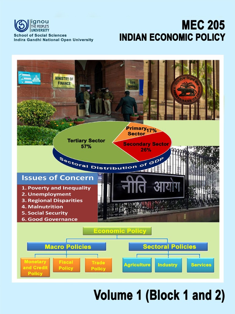 Indian Economic Policy | PDF | Economy Of India | Agriculture