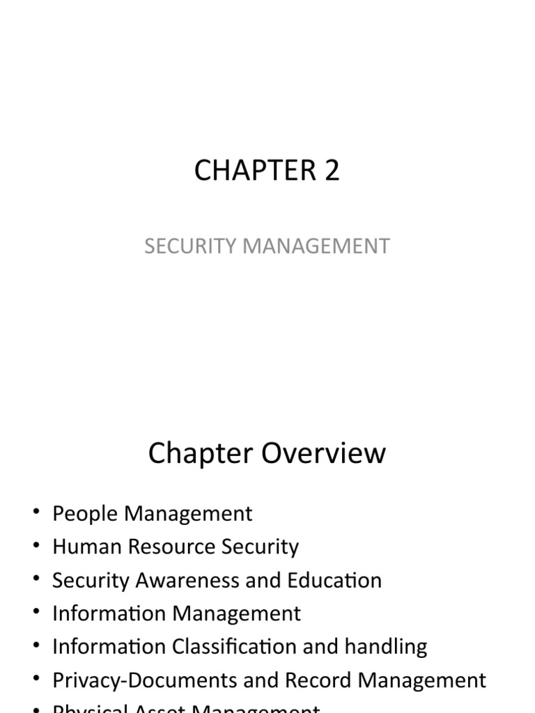 Chapter 2 | PDF | Computer Security | Security