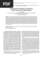 Development of The Chinese A2/AD System in The Context of US-China Relations