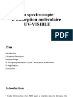 Présentation 1. UV-VISIBLE VF