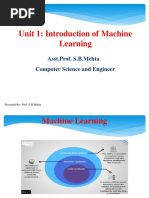 Introduction of Machine Learning