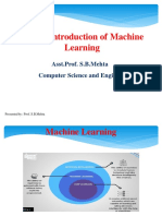 Introduction of Machine Learning