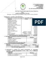 Correction TD2 Compta Analytique