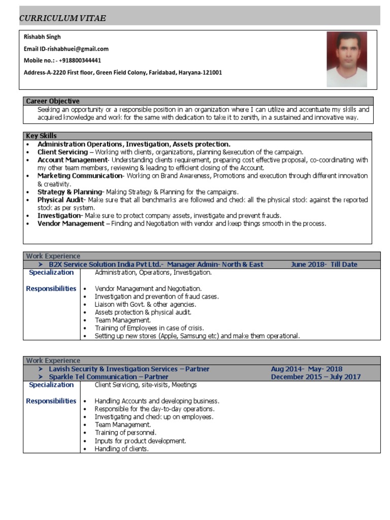 Rishabh resume (1)_230310_151125 | PDF | Business | Business Economics