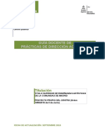 Eduardo Vasco Guía Docente Prácticas de Dirección Actoral II. 2º Dirección e