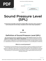 Sound Pressure Level (SPL) - Svantek Academy