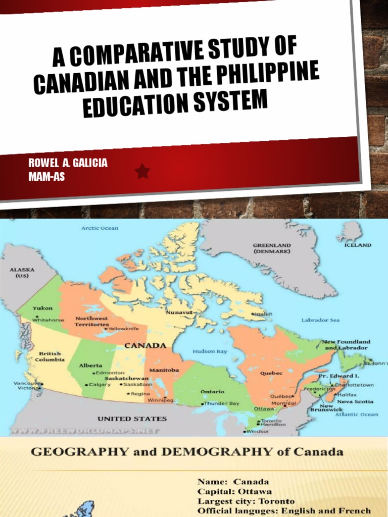 A Comparative Study of Education System in Canada and Philippines | PDF ...
