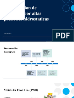 Conservacion de Alimentos Con Altas Presiones Hidrostaticas