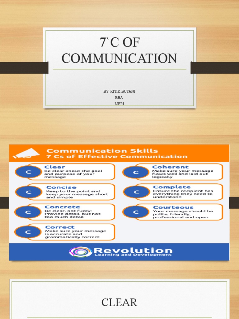 7'C of Communication | PDF | Communication | Human Communication