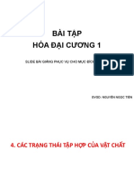 Bài Tập Hóa Đại Cương 1 - chương 4