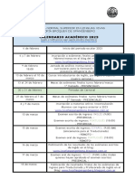 2023 - Calendario Académico