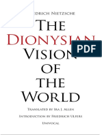 The Dionysian Vision of The World Friedrich Nietzsche Z Lib Org