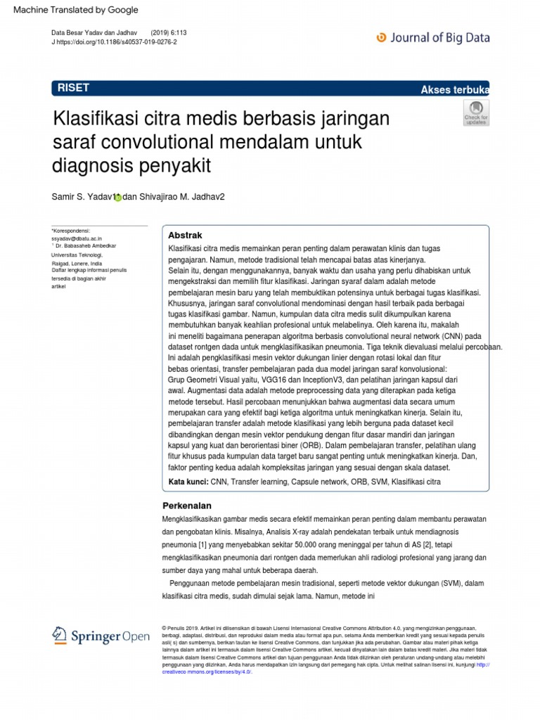 Deep Convolutional Neural Network Based Medical Image Classification ...