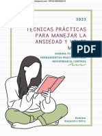 Técnicas Practicas para Manejar La Ansiedad y Vivir Mejor