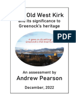 The Old West Kirk and Its Significance To Greenock's Heritage