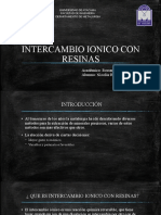 Intercambio Ionico Con Resinas