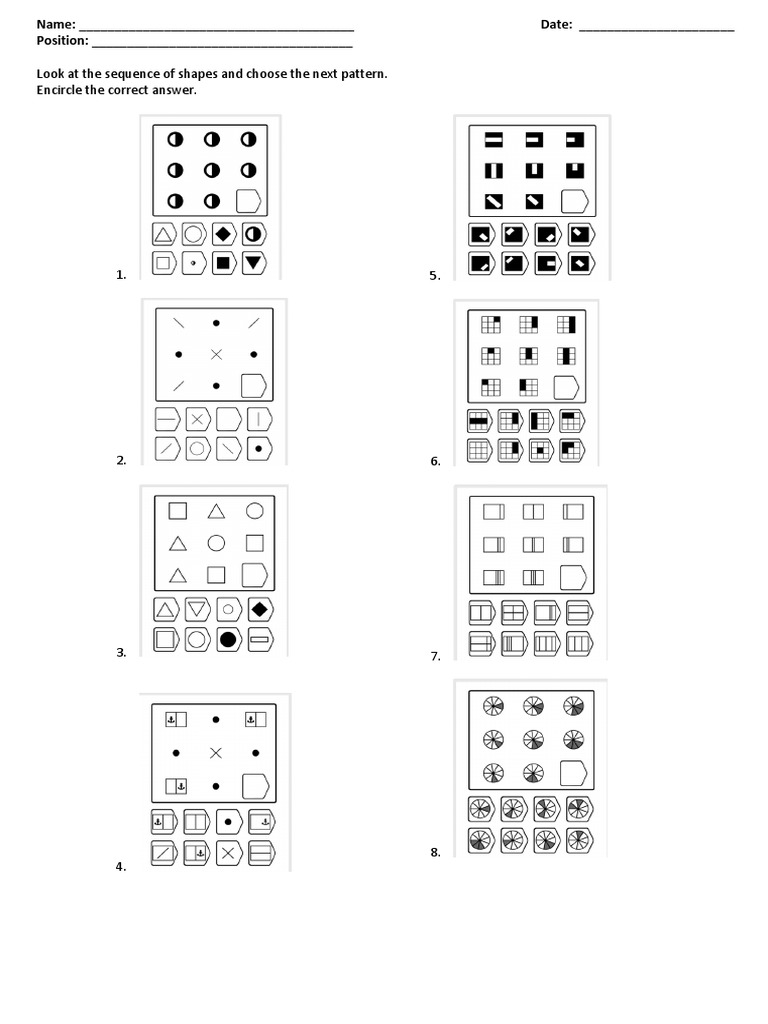 Iq Test | PDF