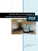 Apuntes Del Curso Probabilidad y EstadÃ Stica Descriptiva para IngenierÃ A - Estudiantes