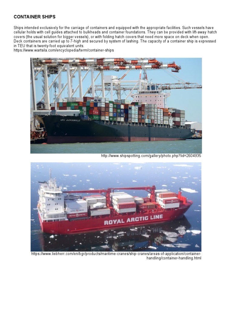 Container Ship Download Free Pdf Piston Heat Exchanger