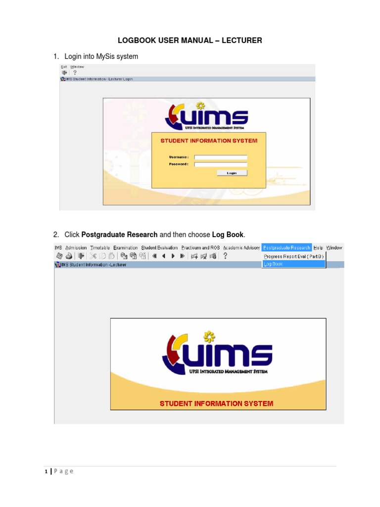 manual log book pasca PDF