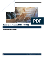 Manual Cambio de Módem FTTH (OS TE)