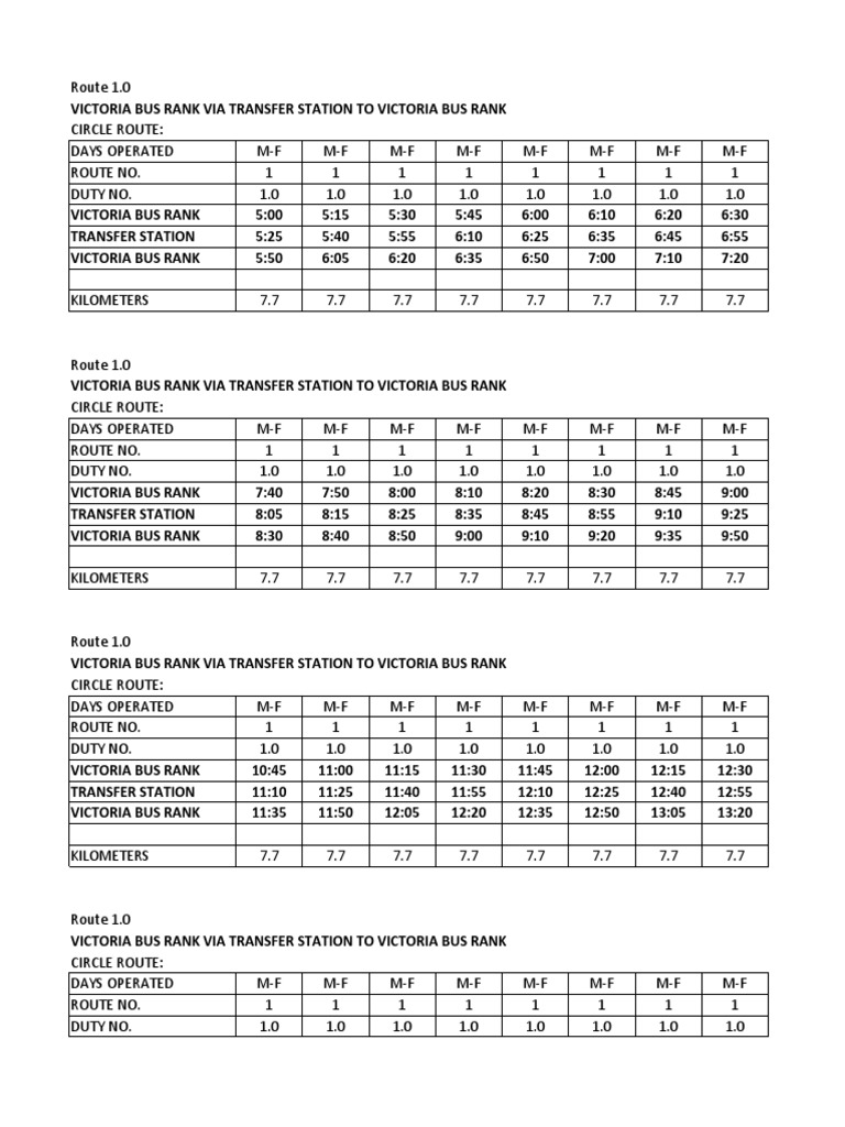 people-mover-time-table-pdf-transport-buildings-and-structures