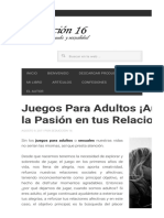 Juegos para Adultos ¡Aumenta La Pasión en Tus Relaciones! - Seducción 16