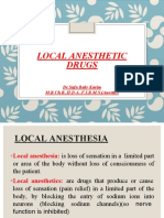 Local Anesthetic Drugs: DR - Safa Bakr Karim M.B.Ch.B.,H.D.A.,F.I.B.M.S. (Anesth.)