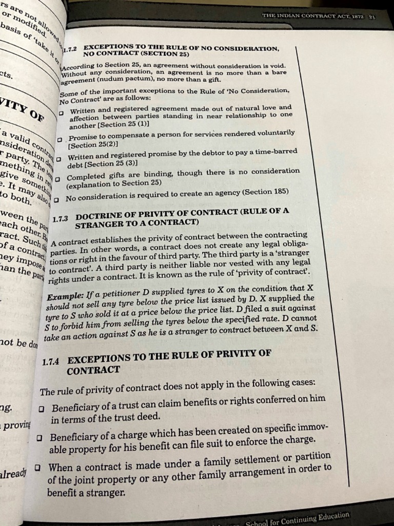 Privity Rules PDF Trust Law Consent