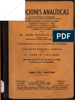 Soluciones Analííicas: D. Jose Dalmau Garles