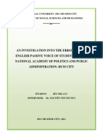 Bui An Investigation Into The Errors in The English Passive Voice of Students at The National Academy of Politics and Public Administration HCM City