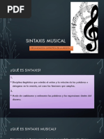 Sintaxis Musical