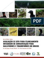 Avaliação Ex Situ para Planejamento Integrado de Conservação para Galliformes e Tinamiformes No Brasil