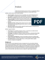 Value Chain Analysis