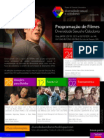 Cartaz da Programação de Filmes do Projeto "Diversidade Sexual e Cidadania" UFVJM