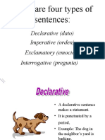 Four Types of Sentences