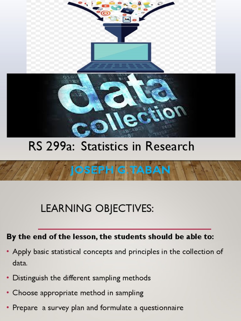 RS299a-Chapter 3a-Data Collection | PDF | Sampling (Statistics ...